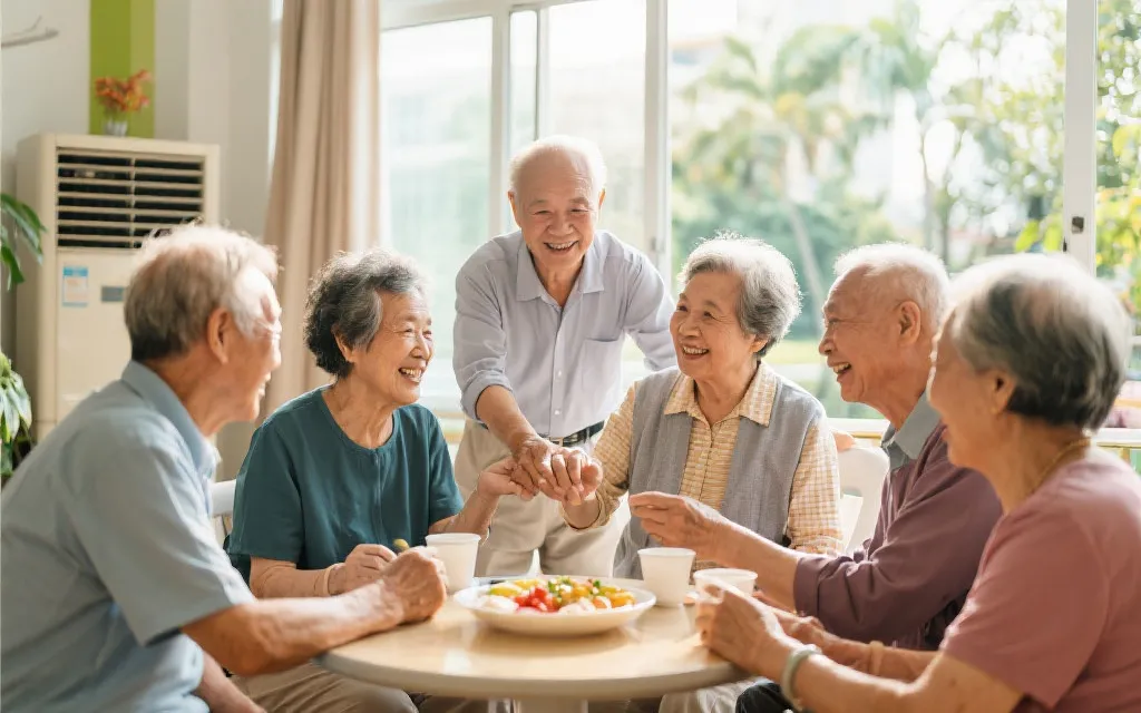 深圳社区老年人活动场景